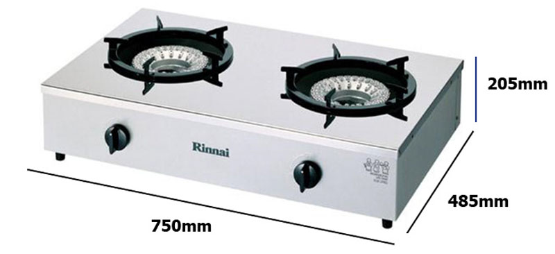 Bếp ga bán công nghiệp Rinnai RSB-2PRF - Hàng chính hãng