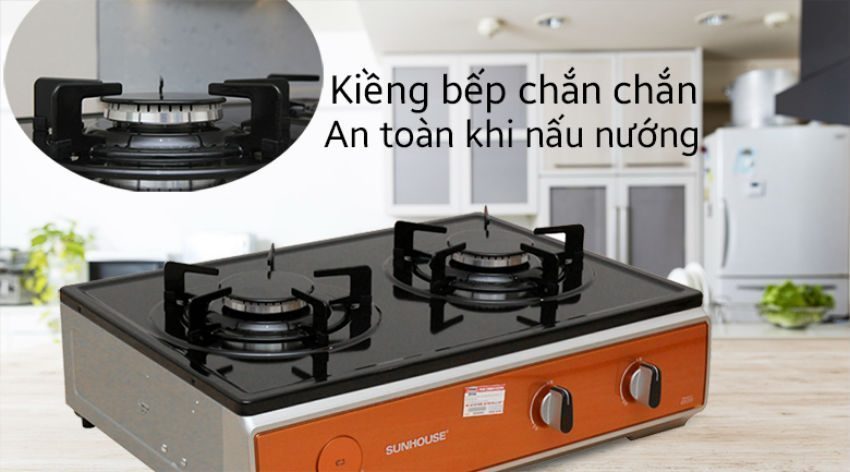 Bếp gas dương mặt men Sunhouse SHB2011A  - Hàng chính hãng