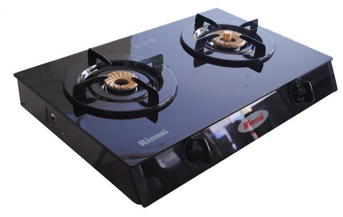 Bếp gas dương Rinnai RV-7DOUBLE GLASS (B) - Hàng chính hãng