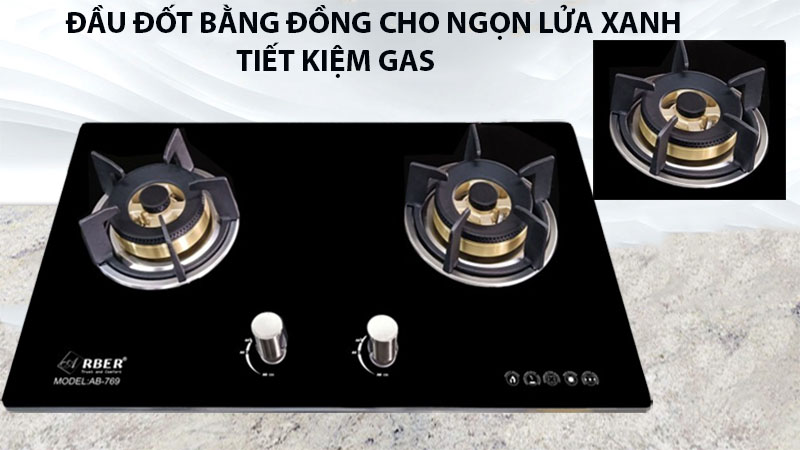 Bếp gas âm Arber AB769 - Hàng chính hãng