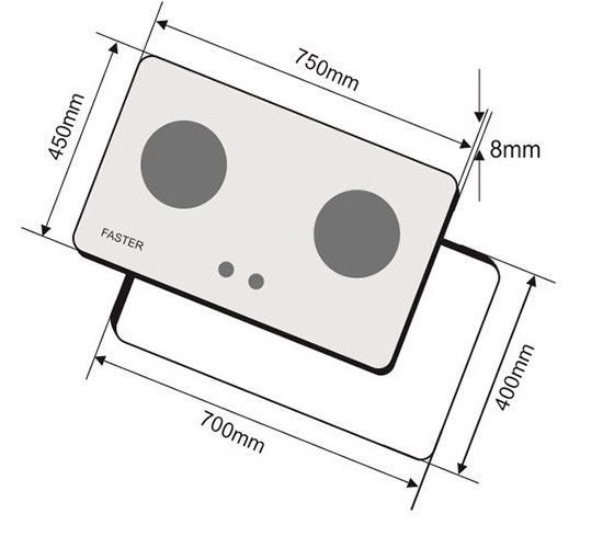 Bếp gas âm Faster FS-213S - Hàng chính hãng