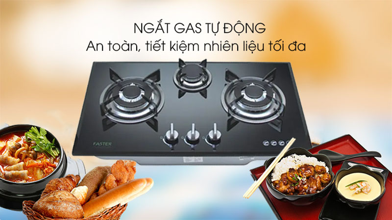 Bếp gas âm Faster FS-379S - Hàng chính hãng