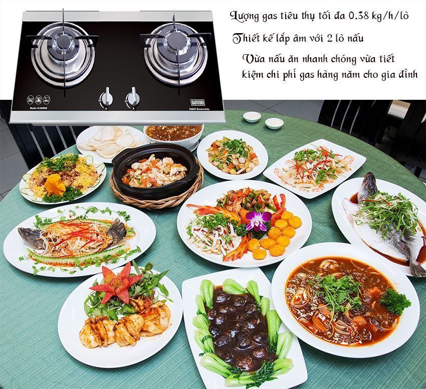 Bếp ga âm Giovani G-205RNS - Hàng chính hãng