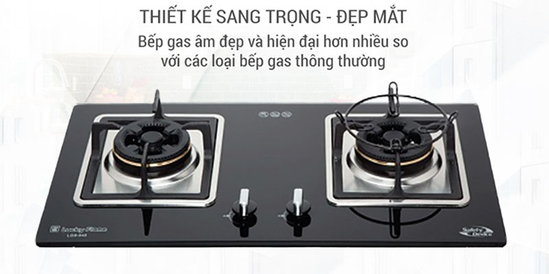 Bếp gas âm Lucky Flame LGS-942 - Hàng chính hãng