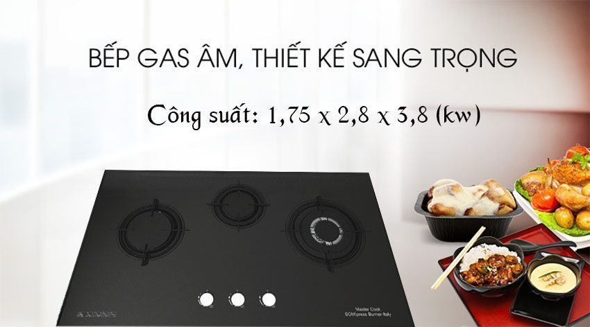 Bếp gas âm Mastercook MC 2308M - Hàng chính hãng