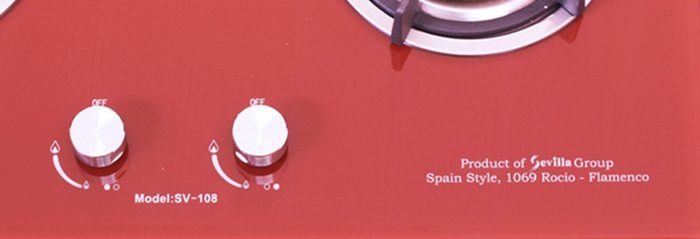 Bếp gas âm Sevilla SV-108 Red - Hàng chính hãng
