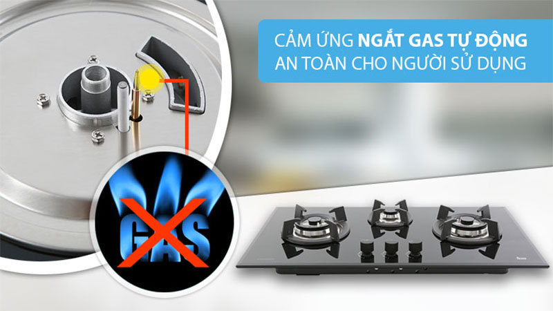 Bếp gas âm Teka GT LUX 86 3G - Hàng chính hãng