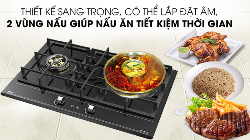 Bếp gas âm Teka GTI 78 2G AI AL DRB BUT - Hàng chính hãng