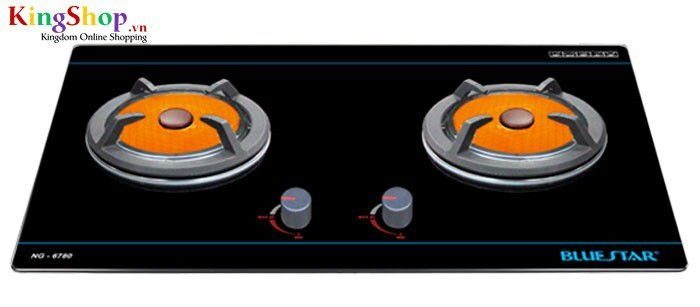 Bếp gas âm hồng ngoại BlueStar NG-6780C - Đốt đốt Niken phi 150 - Hàng chính hãng