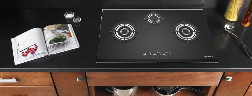 Bếp gas ba âm kính Hafele HC-G863B - Hàng chính hãng