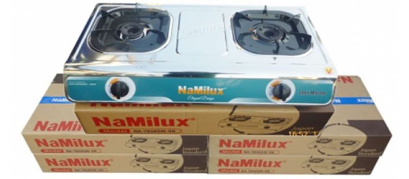 Bếp gas đôi Namilux NA-703ASM - Hàng chính hãng