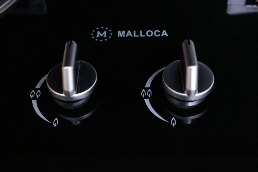 Bếp gas đôi âm kính Malloca GHG 732A New - Hàng chính hãng