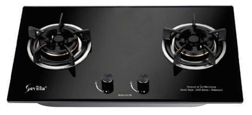 Bếp gas đôi âm kính Sevilla SV-728 - Hàng chính hãng