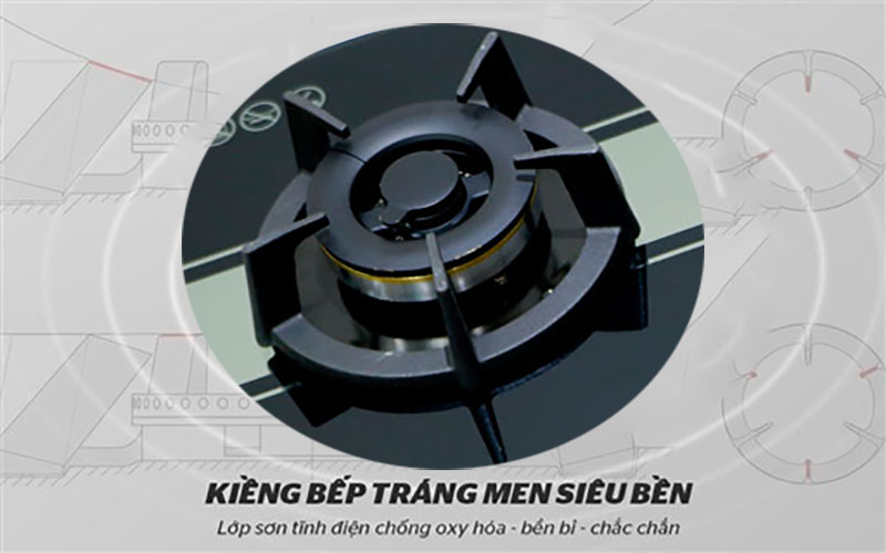 Bếp gas đôi âm kính Apex Sunhouse APB8818 - Hàng chính hãng