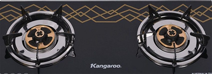 Bếp gas đôi dương kính Kangaroo KG513 - Hàng chính hãng