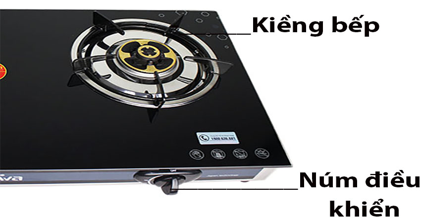 Bếp gas đôi dương kính Kiwa KA-2231GB - Hàng chính hãng