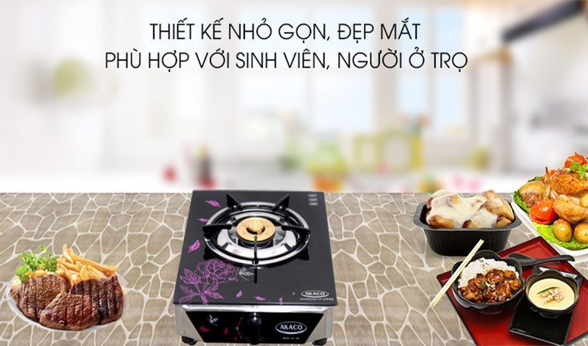 Bếp gas đơn Akaco AK-369 - Hàng chính hãng