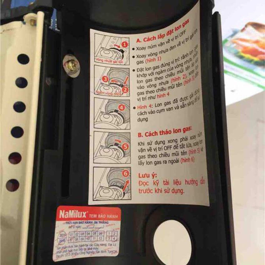 Bếp gas du lịch Namilux NA-162PN - Hàng chính hãng