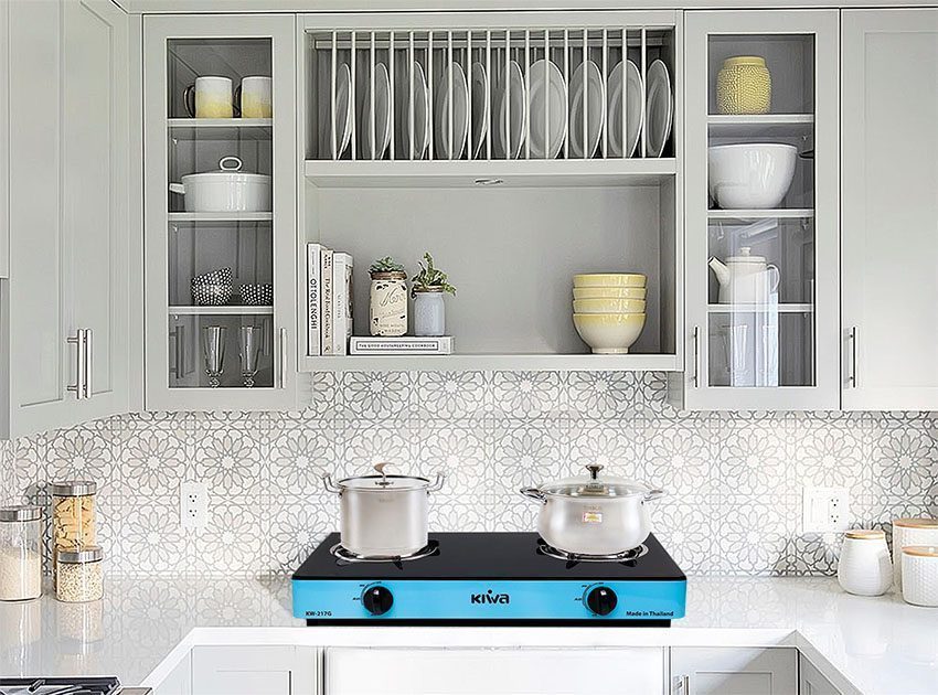 Bếp gas dương Kiwa KW-217G - Hàng chính hãng