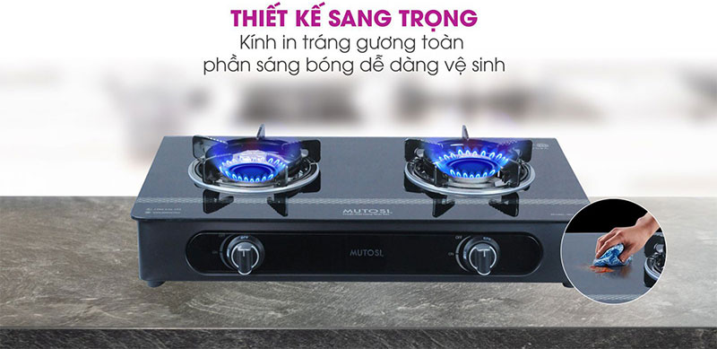 Bếp gas dương Mutosi MG-38B - Hàng chính hãng