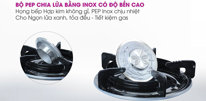 Bếp gas dương Mutosi MG-38B - Hàng chính hãng