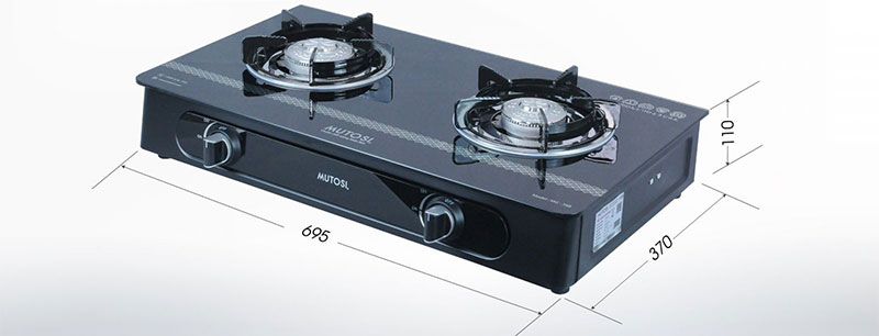 Bếp gas dương Mutosi MG-38B - Hàng chính hãng