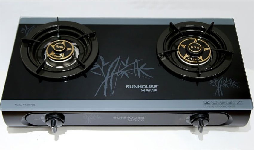 Bếp gas dương kính Sunhouse Mama MMB0782S - Hàng chính hãng