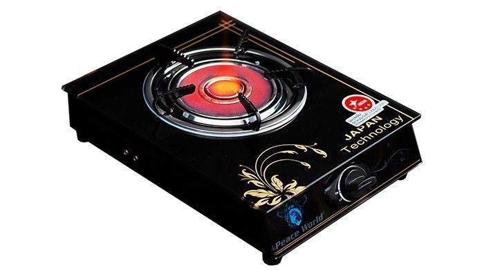 Bếp gas đơn hồng ngoại Peace World PW-017HNH - Có chế độ hâm - Hàng chính hãng