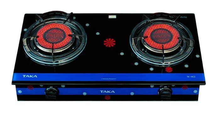 Bếp gas hồng ngoại Taka TK-HG3 - có đầu hâm - Hàng chính hãng
