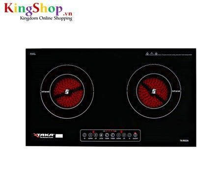 Bếp đôi hồng ngoại Taka TK-R02A - Hàng chính hãng