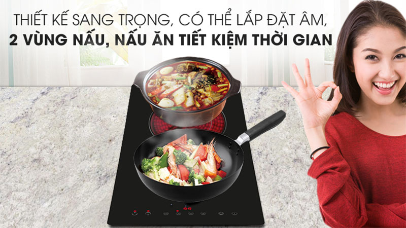 Bếp hồng ngoại Domino Cata TD 3002 BK - Hàng chính hãng