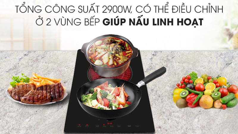 Bếp hồng ngoại Domino Cata TD 3002 BK - Hàng chính hãng