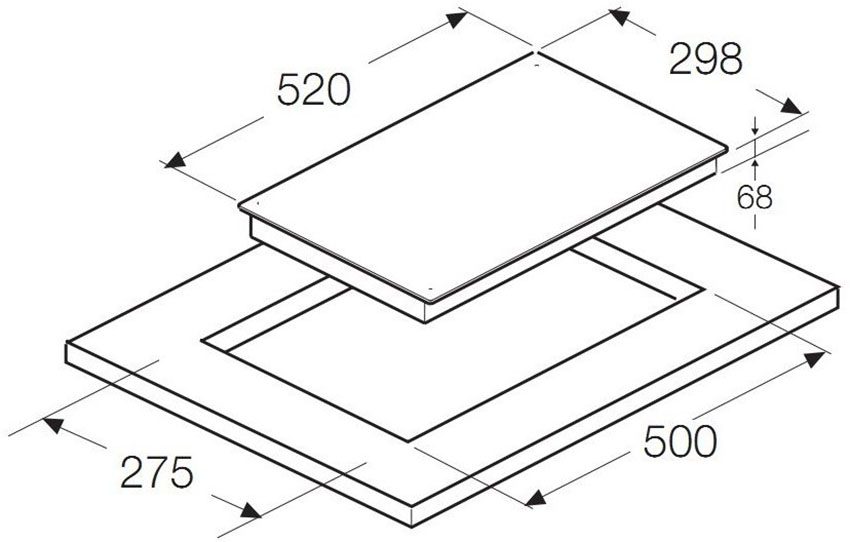 Bếp hồng ngoại Domino Hafele HC-R302A 536.01.620 - Hàng chính hãng