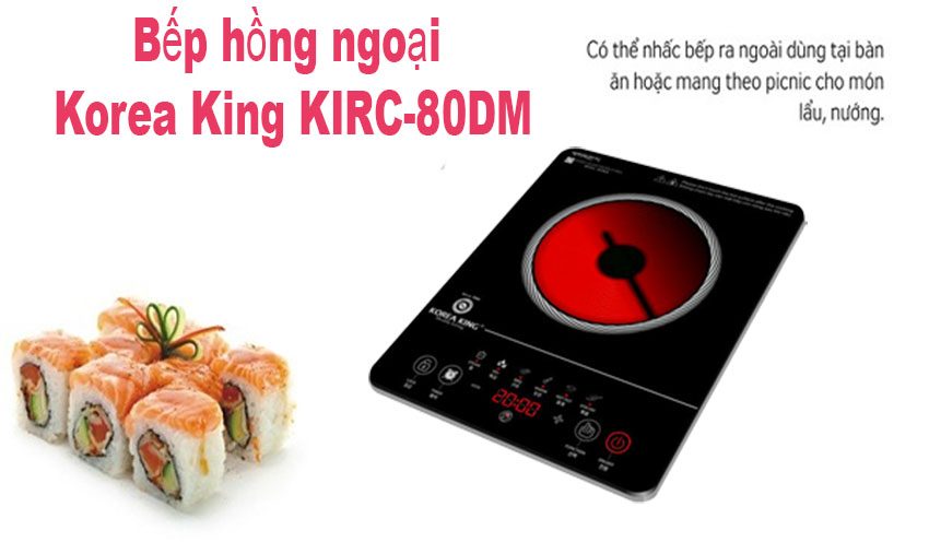 Bếp hồng ngoại Korea King KIRC-80DM - Hàng chính hãng