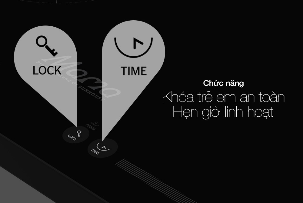 Bếp hồng ngoại điện từ Sunhouse MMB888EI - Hàng chính hãng