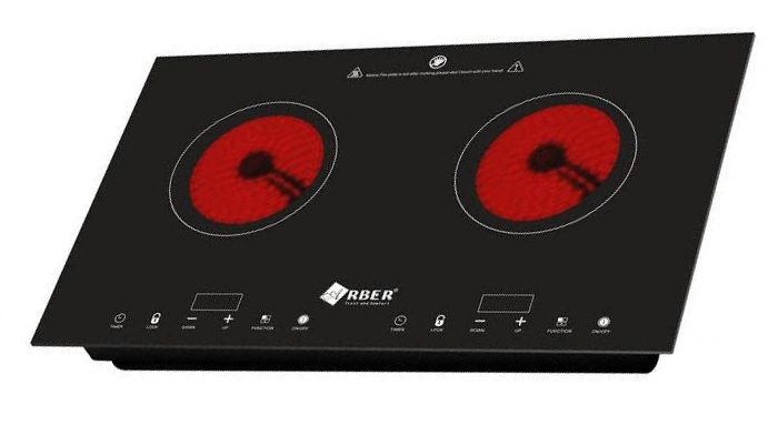 Bếp hồng ngoại đôi Arber AB-369 - Hàng chính hãng