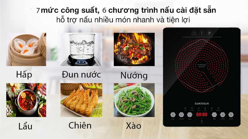 Bếp hồng ngoại đơn Daikiosan DKN-100002 - Hàng chính hãng