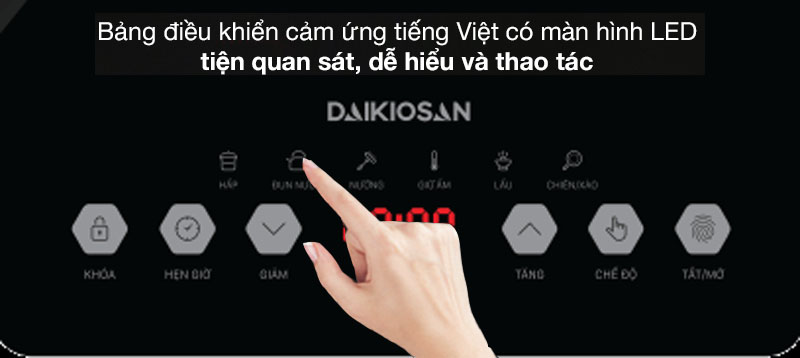 Bếp hồng ngoại đơn Daikiosan DKN-100002 - Hàng chính hãng