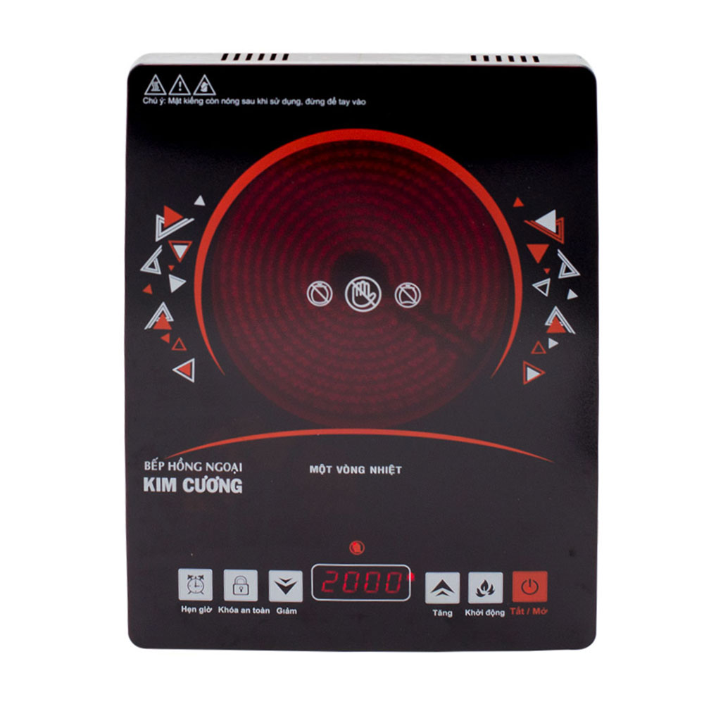 Bếp hồng ngoại đơn Kim Cương KC-BHN-2000 - Hàng chính hãng