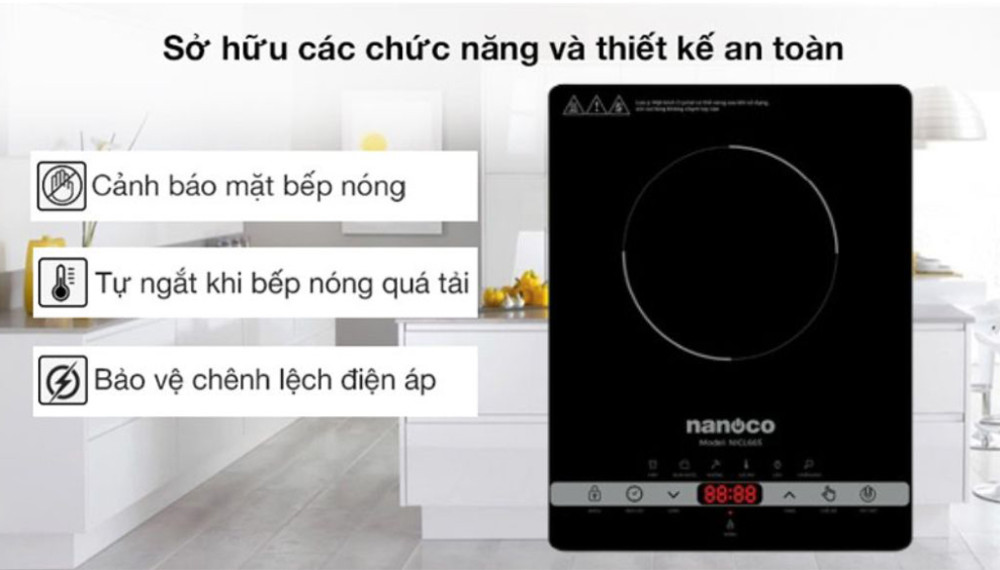 Bếp hồng ngoại Nanoco NICL665 - Hàng chính hãng