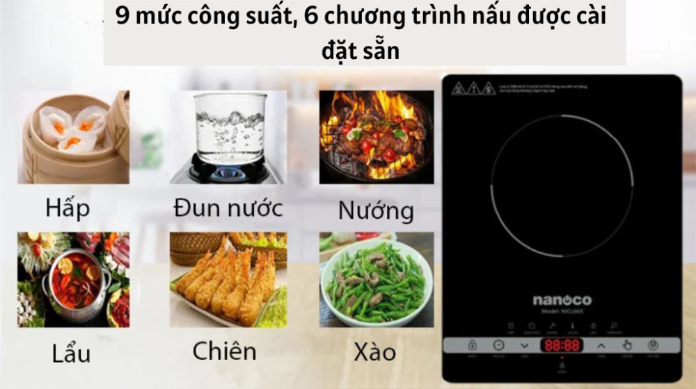 Bếp hồng ngoại Nanoco NICL665 - Hàng chính hãng