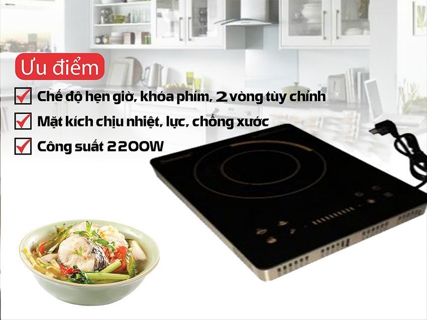 Bếp hồng ngoại đơn Shimono SMSR-22 - Hàng chính hãng