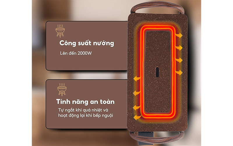 Bếp nướng điện Hasuka HSK-335 - Hàng chính hãng