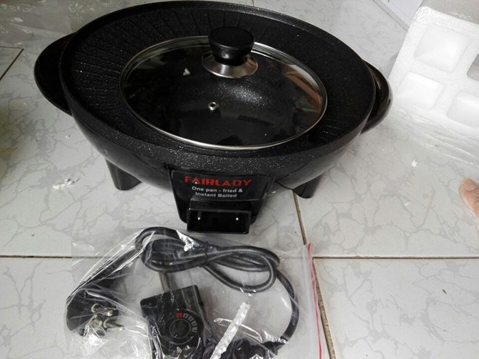 Bếp nướng lẩu đá hoa cương FAIRLADY DH-SS06 - Hàng chính hãng
