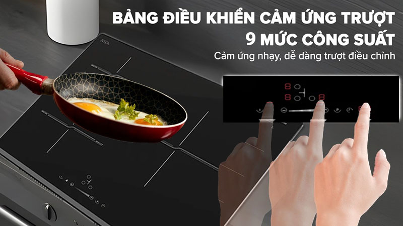 Bếp từ 3 vùng nấu Hafele HC-I6030B 536.61.831 - Hàng chính hãng