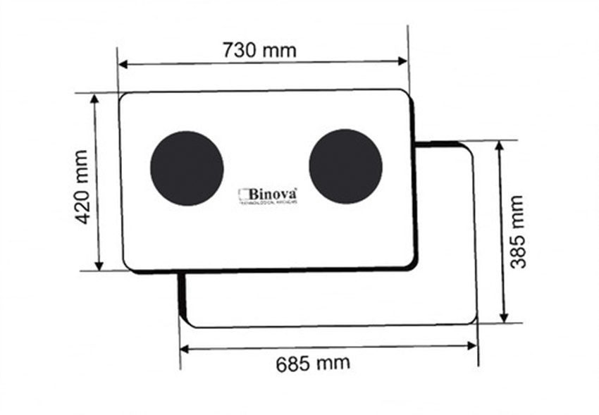 Bếp từ Binova BI-207-Induction - Hàng chính hãng