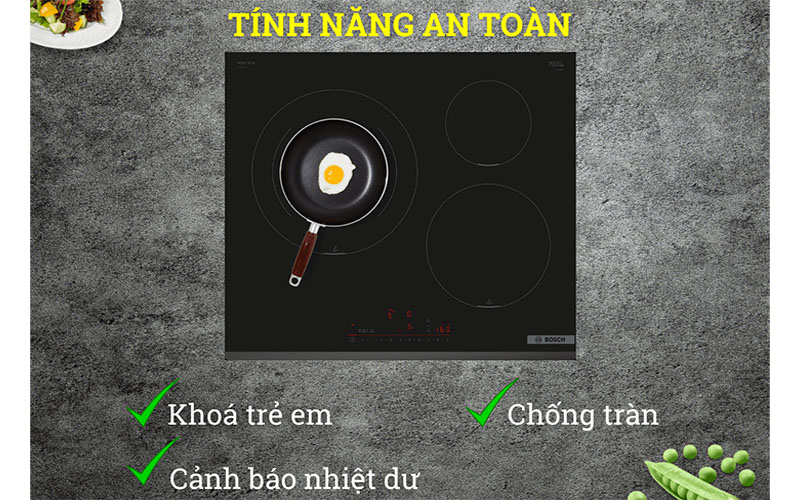 Bếp từ Bosch PIJ631HC1E SERIE6 - Hàng chính hãng