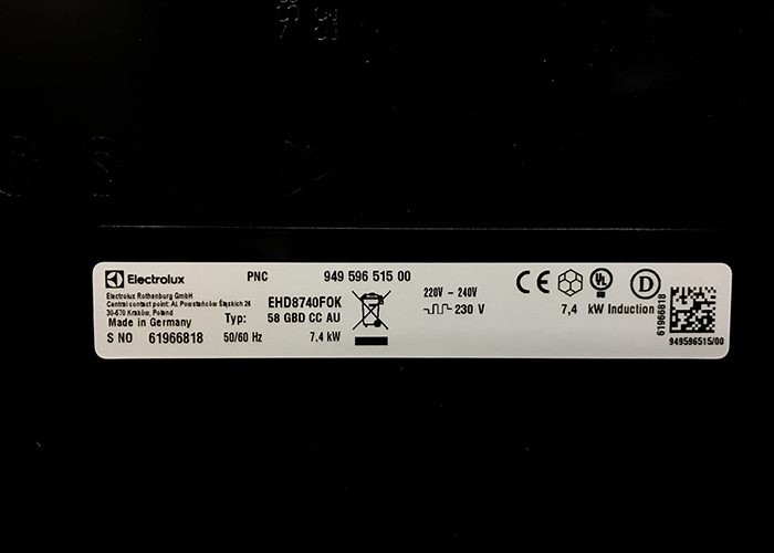 Bếp từ Electrolux EHD8740FOK - Hàng chính hãng