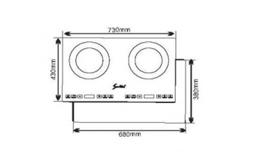 Bếp từ Sevilla SV-802II - Hàng chính hãng