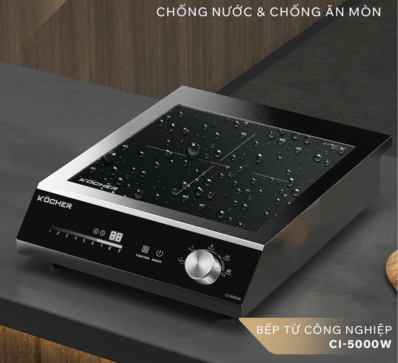 Bếp từ công nghiệp Kocher CI-5000F - Hàng chính hãng